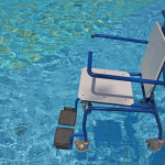 wheelchair swimming pool access
