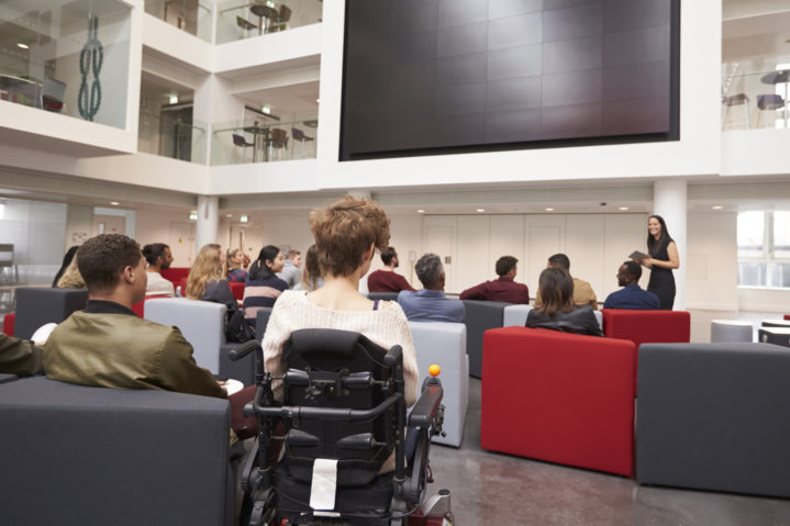 school university wheelchair access