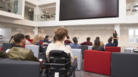 school university wheelchair access